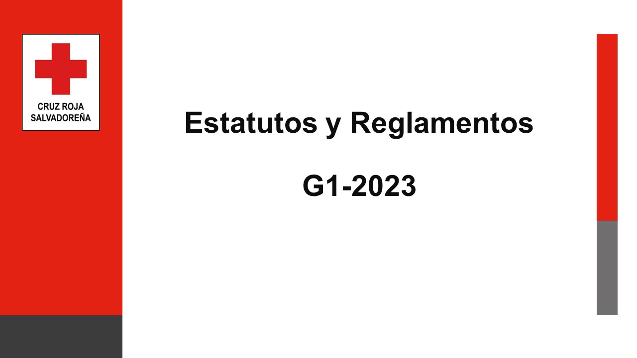 Estatutos y Reglamento G1-2023