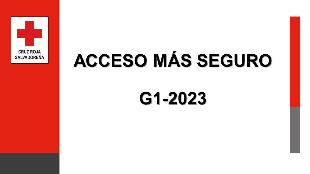 Acceso más Seguro G1-2023